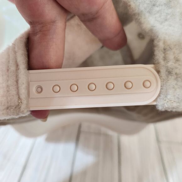 Smartwool Patchwork Almond Cream Wool Blend Ball Snap Back Cap Women's OS - Picture 12 of 12